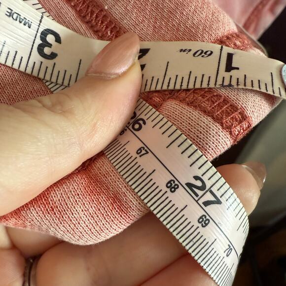 PILCRO | Tamara Pink Soft Fleece Shacket Overshirt Brick Red | Extra Small - Picture 8 of 8